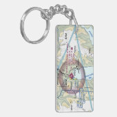 セワード空港図/図表 キーホルダー (正面左)