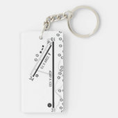 セワード空港図/図表 キーホルダー (裏面)