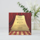 センエレガントターステージ退職パーティの招待状 招待状 (スタンド正面)