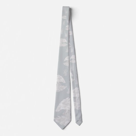 センザンコウの首のタイ(軽いデザイン) ネクタイ (正面)