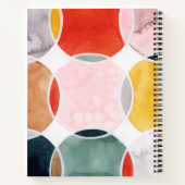 センシカル – 円パターン ノートブック (裏面)