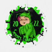 センシズアバター2022ホリデーオーナメント メタルオーナメント (正面)