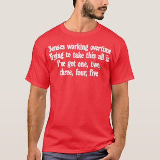 センシズワーキングレトロスタイルタイポグラフィDe Tシャツ