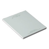 センスあふれる手書き風スタイリッシュ「私の机から」 ノートパッド (アングル)