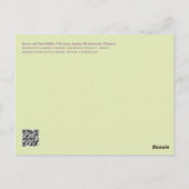 センスと感性はがき ポストカード (裏面)