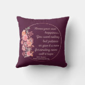 センスと感性引用文I – かわいいスタイル クッション (裏面)