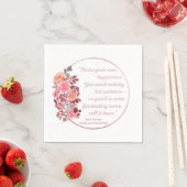 センスと感性引用文I – かわいいスタイル スタンダードカクテルナプキン (インサイチュ)