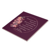 センスと感性 名言 I - かわいいスタイル タイル (側面)