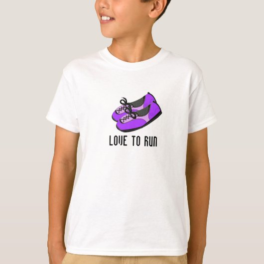 センスのいいランニングシューズ Tシャツ (正面)