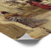 センスの聖エティエンヌ大聖堂のインテリア ポスター (角)