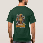 センスイの必需品 ネイチャーズマキワラ 武道 Tシャツ (裏面)