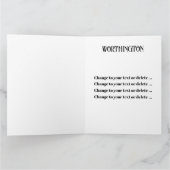 センセーショナルなシニアゴルファー カード (内部)