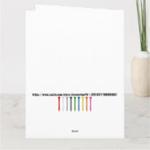 センセーショナルなシニアゴルファー カード (裏面)