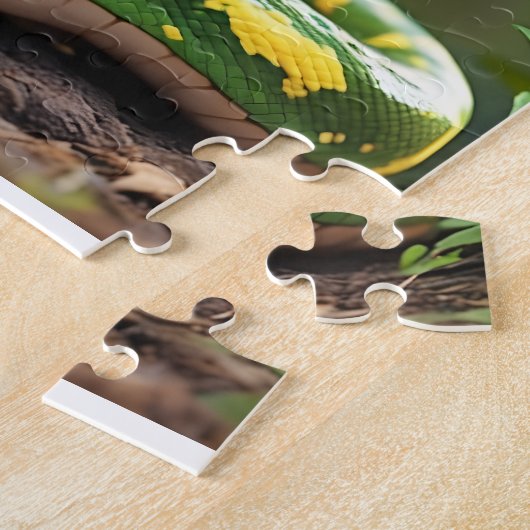 センセーショナルなヘビパズル ジグソーパズル (側面)