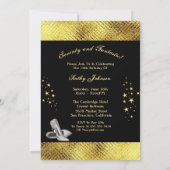 センセーショナルな70歳の誕生日パーティーの招待状 招待状 (裏面)