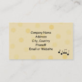 センセーショナル音楽業界 名刺 (裏面)