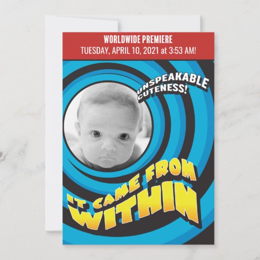 センセーショナル！ショッキング！カスタマイズヴィンテージ 案内状 (正面)