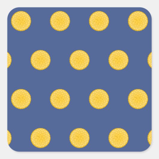 センセーショナルSynuraステッカー スクエアシール (正面)