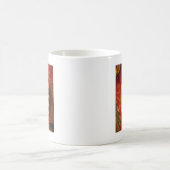 センセーションストライプのタイガーバーブフィッシュアートプリント コーヒーマグカップ (中央)