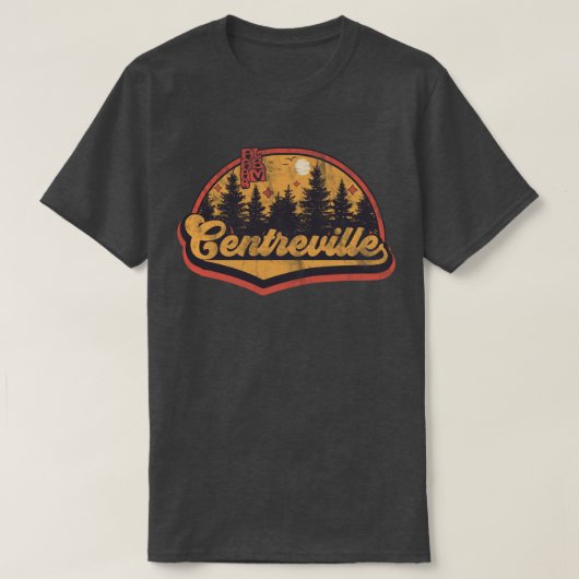 センタビル、アラバマ州 Tシャツ (デザイン正面)