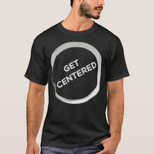 センタリングされた陶芸体験ギフト Tシャツ (正面)