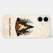 「センタリング・キャンプファイアデザイン」 Case-Mate iPhoneケース (裏面 (横))