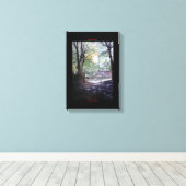 センタル語（ルゴ） キャンバスプリント (インサイチュ (ウッドフロア))