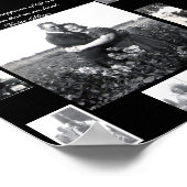 センターの写真 | 愛の名言付きフォトフレーム ポスター (角)