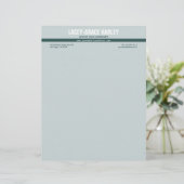 センターアテンショングリーンストライププロフェッショナル レターヘッド (スタンド正面)