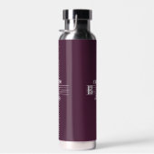 センターオブミュージカルユニバースアルトクレフ、 音符記号プラム ウォーターボトル (右面)