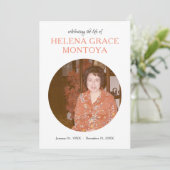 センターサークル写真記念招待状 プログラム (スタンド正面)