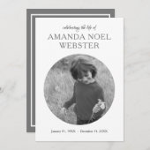 センターサークル写真記念招待 プログラム (正面/裏面)