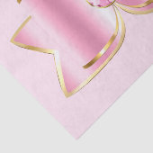 センタージェムストーン付きピンクグラムボウ 薄葉紙 (詳細)