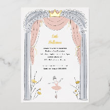 センターステージバレエ子供の誕生日パーティー金ゴールド