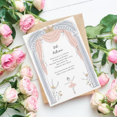 センターステージ子供の誕生日パーティー 招待状