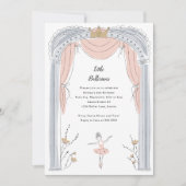 センターステージ子供の誕生日パーティー 招待状 (正面)