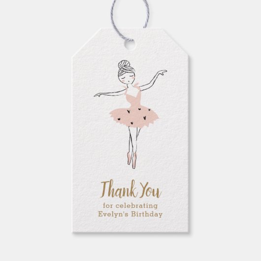 センターステージ誕生日パーティー ギフトタグ (正面)