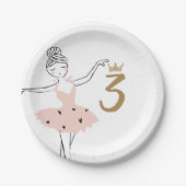 センターステージ誕生日パーティー ペーパープレート (正面)