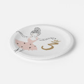 センターステージ誕生日パーティー ペーパープレート (アングル)