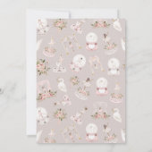 センターステージ ブラウネット バレリーナ バースデーパーティー 招待状 (裏面)