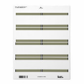 センターバンド素晴らし- Sandy Tex ラベル (フルシート)