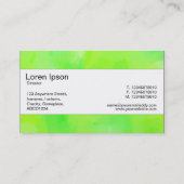 センターバンド絵を描-緑II 名刺 (裏面)