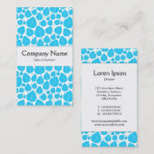 センターバンド葉- – スカイブルー付き 名刺 (正面/裏面)