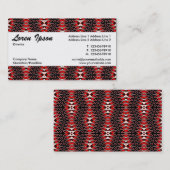 センターバンド03 – 炎パターン 名刺 (正面/裏面)