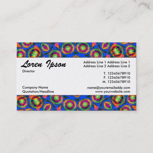 センターバンド066 名刺 (正面)