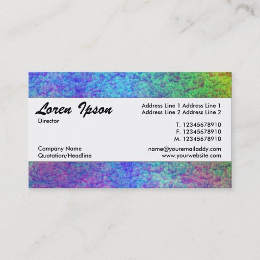 センターバンド108 名刺 (正面)