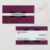 センターバンド5スポットウールカーペット02 名刺 (正面/裏面)