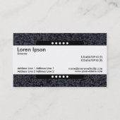 センターバンド5スポットウールカーペット 名刺 (裏面)