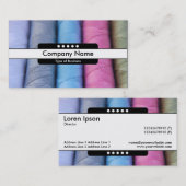 センターバンド5スポット – コットンリール 名刺 (正面/裏面)