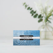 センターバンド5スポット – ブルーウォーターII 名刺 (スタンド正面)